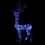 Adorno de reno de Navidad acrílico azul 140 LEDs 120 cm de vidaXL, Luces de Navidad - Ref: Foro24-329783, Precio: 64,18 €, De...