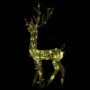 White warm acrylic Christmas reindeer decoration with 140 LEDs 120 cm by vidaXL, Christmas lights - Ref: Foro24-329781, Price...