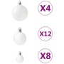 Weihnachtskugel-Set 100 Stück weiß von vidaXL, Festliche Dekorationen - Ref: Foro24-330082, Preis: 31,54 €, Rabatt: %