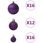 Weihnachtskugel-Set 100 Stück lila von vidaXL, Festliche Dekorationen - Ref: Foro24-330086, Preis: 39,03 €, Rabatt: %