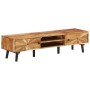 Solid acacia wood TV cabinet 145x35x35 cm by vidaXL, TV Furniture - Ref: Foro24-338421, Price: 199,93 €, Discount: %