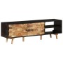 Acacia wood TV cabinet rough mango wood 140x30x45cm by vidaXL, TV Furniture - Ref: Foro24-338423, Price: 146,99 €, Discount: %