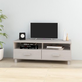 HAMAR TV cabinet solid white pine wood 106x40x40 cm by vidaXL, TV Furniture - Ref: Foro24-340469, Price: 89,92 €, Discount: %