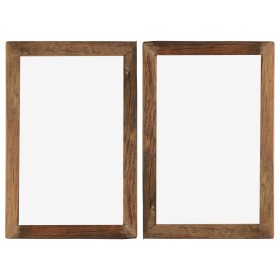 Photo frames 2 pcs recycled solid wood and glass 50x70 cm by vidaXL, Photo frames - Ref: Foro24-282898, Price: 80,97 €, Disco...