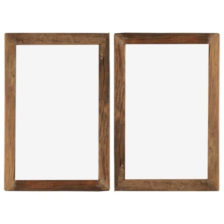 Photo frames 2 pcs recycled solid wood and glass 50x70 cm by vidaXL, Photo frames - Ref: Foro24-282898, Price: 80,97 €, Disco...