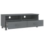 HAMAR TV cabinet solid dark gray pine wood 106x40x40 cm by vidaXL, TV Furniture - Ref: Foro24-340470, Price: 90,99 €, Discoun...