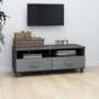 HAMAR TV cabinet solid dark gray pine wood 106x40x40 cm by vidaXL, TV Furniture - Ref: Foro24-340470, Price: 89,92 €, Discoun...