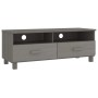 HAMAR TV stand made of solid light gray pine wood 106x40x40 cm by vidaXL, TV Furniture - Ref: Foro24-340471, Price: 89,92 €, ...