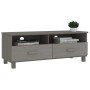 HAMAR TV stand made of solid light gray pine wood 106x40x40 cm by vidaXL, TV Furniture - Ref: Foro24-340471, Price: 89,92 €, ...