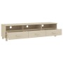 HAMAR TV-Schrank aus massivem Kiefernholz, honigbraun, 158 x 40 x 40 cm von vidaXL, TV-Möbel - Ref: Foro24-340472, Preis: 130...