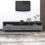 HAMAR TV cabinet solid dark gray pine wood 158x40x40 cm by vidaXL, TV Furniture - Ref: Foro24-340474, Price: 108,33 €, Discou...