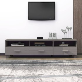 Mueble de TV HAMAR madera maciza de pino gris claro 158x40x40 de vidaXL, Muebles TV - Ref: Foro24-340475, Precio: 130,86 €, D...