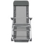 Folding camping chairs with footrest 2 pcs textilene gray by vidaXL, Garden chairs - Ref: Foro24-360145, Price: 123,94 €, Dis...