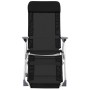 Folding camping chairs footrest 2 pcs textilene black by vidaXL, Garden chairs - Ref: Foro24-360146, Price: 137,67 €, Discoun...