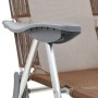 Folding camping chairs with footrest 2 pcs brown textilene by vidaXL, Garden chairs - Ref: Foro24-360148, Price: 135,17 €, Di...