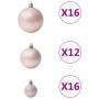 Weihnachtskugeln Set 100 Stück rosa von vidaXL, Festliche Dekorationen - Ref: Foro24-330084, Preis: 29,03 €, Rabatt: %