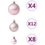 Christmas balls set 100 pieces pink by vidaXL, Festive decorations - Ref: Foro24-330084, Price: 30,99 €, Discount: %