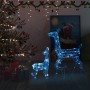 Weihnachts-Rentierfamilie aus Acryl mit 160 blauen LEDs von vidaXL, Weihnachtsbeleuchtung - Ref: Foro24-329791, Preis: 71,39 ...