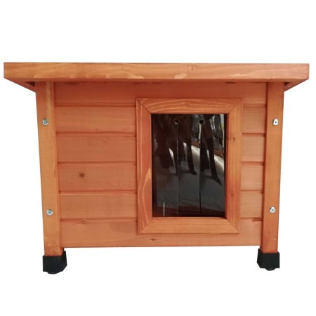 @Pet Außenhaus für Katzen braunes Holz 57x45x43 cm von @Pet, Katzenmöbel - Ref: Foro24-430687, Preis: 70,72 €, Rabatt: %