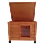 @Pet Outdoor Cat House Brown Wood 57x45x43 cm by @Pet, Cat furniture - Ref: Foro24-430687, Price: 70,72 €, Discount: %