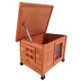 @Pet Outdoor Cat House Brown Wood 57x45x43 cm by @Pet, Cat furniture - Ref: Foro24-430687, Price: 70,72 €, Discount: %