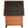 @Pet Outdoor Cat House Brown Wood 57x45x43 cm by @Pet, Cat furniture - Ref: Foro24-430687, Price: 70,72 €, Discount: %