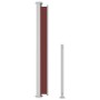 Toldo lateral retráctil para patio marrón 180x500 cm de vidaXL, Sombrillas - Ref: Foro24-313408, Precio: 108,40 €, Descuento: %