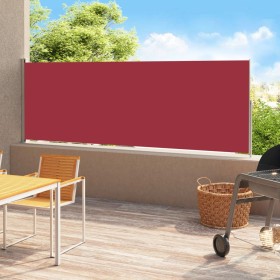 Rote einziehbare Seitenmarkise für den Garten, 180 x 500 cm von vidaXL, Sonnenschirme - Ref: Foro24-313410, Preis: 95,99 €, R...