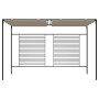 Gazebo with retractable roof taupe gray 3x4x2.3 m 180 g/m² by vidaXL, Tents and gazebos - Ref: Foro24-313624, Price: 328,41 €...