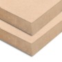 Láminas de MDF cuadradas 2 unidades 60x60 cm 25 mm de vidaXL, Materiales para manualidades - Ref: Foro24-143396, Precio: 40,6...