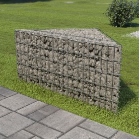 Galvanized steel gabion bed 75x75x50 cm by vidaXL, Pots and planters - Ref: Foro24-143602, Price: 41,58 €, Discount: %