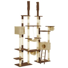 Cat scratching post with brown sisal posts 234 cm by vidaXL, Cat furniture - Ref: Foro24-170675, Price: 148,99 €, Discount: %