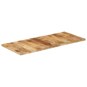 Tischoberfläche aus massivem Mangoholz, 25–27 mm, 140 x 60 cm von vidaXL, Tischplatten - Ref: Foro24-286026, Preis: 145,99 €,...