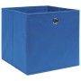 Aufbewahrungsboxen 4 Stück Stoff 32x32x32 cm blau von vidaXL, Aufbewahrungskörbe - Ref: Foro24-288337, Preis: 21,86 €, Rabatt: %