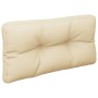 Beige pallet sofa cushion 80x40x10 cm by vidaXL, Cushions for chairs and sofas - Ref: Foro24-314465, Price: 22,99 €, Discount: %