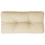 Beige pallet sofa cushion 80x40x10 cm by vidaXL, Cushions for chairs and sofas - Ref: Foro24-314465, Price: 22,99 €, Discount: %