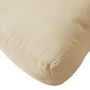 Beige pallet sofa cushion 80x40x10 cm by vidaXL, Cushions for chairs and sofas - Ref: Foro24-314465, Price: 22,99 €, Discount: %