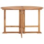 Folding garden dining table teak wood Ø120x75 cm by vidaXL, Garden tables - Ref: Foro24-315449, Price: 258,99 €, Discount: %