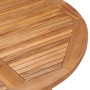 Folding garden dining table teak wood Ø120x75 cm by vidaXL, Garden tables - Ref: Foro24-315449, Price: 258,29 €, Discount: %