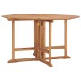 Folding garden dining table teak wood 120x120x75 cm by vidaXL, Garden tables - Ref: Foro24-315450, Price: 271,39 €, Discount: %