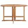 Folding garden dining table teak wood 120x120x75 cm by vidaXL, Garden tables - Ref: Foro24-315450, Price: 271,99 €, Discount: %