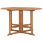 Folding garden dining table teak wood 120x120x75 cm by vidaXL, Garden tables - Ref: Foro24-315450, Price: 271,99 €, Discount: %