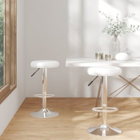 Kitchen stools 2 units white synthetic leather by vidaXL, Kitchen stools - Ref: Foro24-333097, Price: 93,70 €, Discount: %