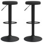 Kitchen stools 2 units black velvet by vidaXL, Kitchen stools - Ref: Foro24-333140, Price: 92,76 €, Discount: %