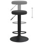 Kitchen stools 2 units black velvet by vidaXL, Kitchen stools - Ref: Foro24-333140, Price: 92,76 €, Discount: %