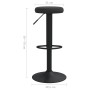 Kitchen stools 2 units black velvet by vidaXL, Kitchen stools - Ref: Foro24-333140, Price: 92,76 €, Discount: %