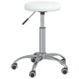 Silla de oficina giratoria de cuero sintético blanco de vidaXL, Sillas de oficina - Ref: Foro24-333151, Precio: 55,45 €, Desc...