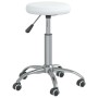 Silla de oficina giratoria de cuero sintético blanco de vidaXL, Sillas de oficina - Ref: Foro24-333151, Precio: 55,45 €, Desc...