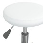 Silla de oficina giratoria de cuero sintético blanco de vidaXL, Sillas de oficina - Ref: Foro24-333151, Precio: 55,45 €, Desc...