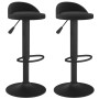 Kitchen stools 2 units black velvet by vidaXL, Kitchen stools - Ref: Foro24-333598, Price: 108,13 €, Discount: %